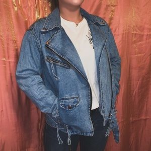 Denim Moto Jacket